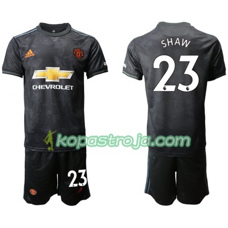 Billiga Fotbollströjor Manchester United Shaw 23 Barn Tredje tröja 2019/20 Kortärmad